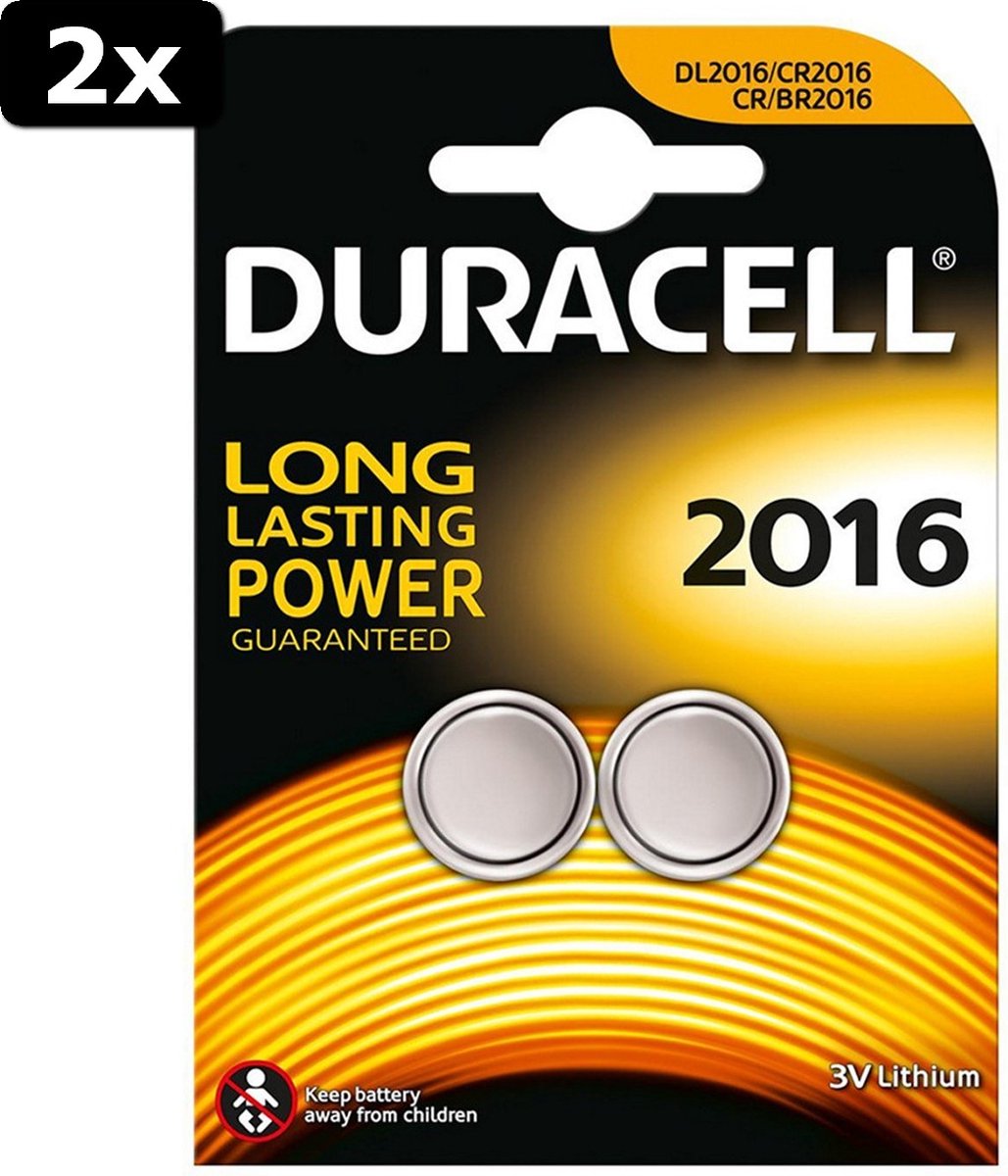 2x Duracell Knoopcel Lith A2 2016