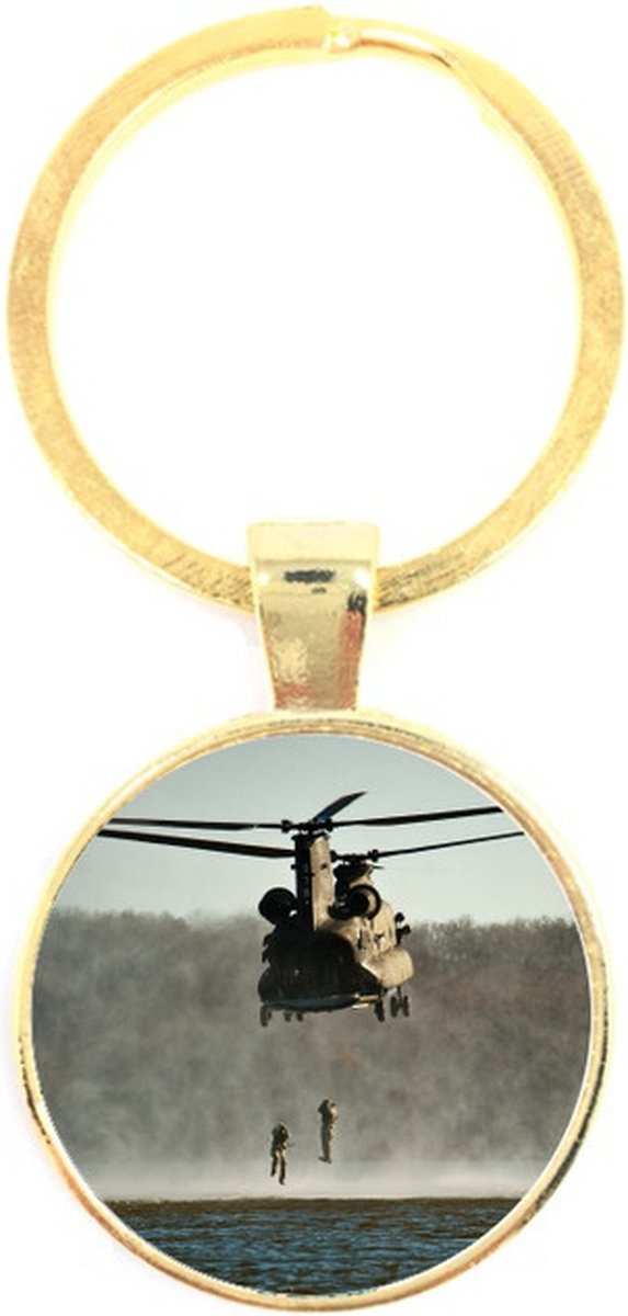 Sleutelhanger Glas - Leger