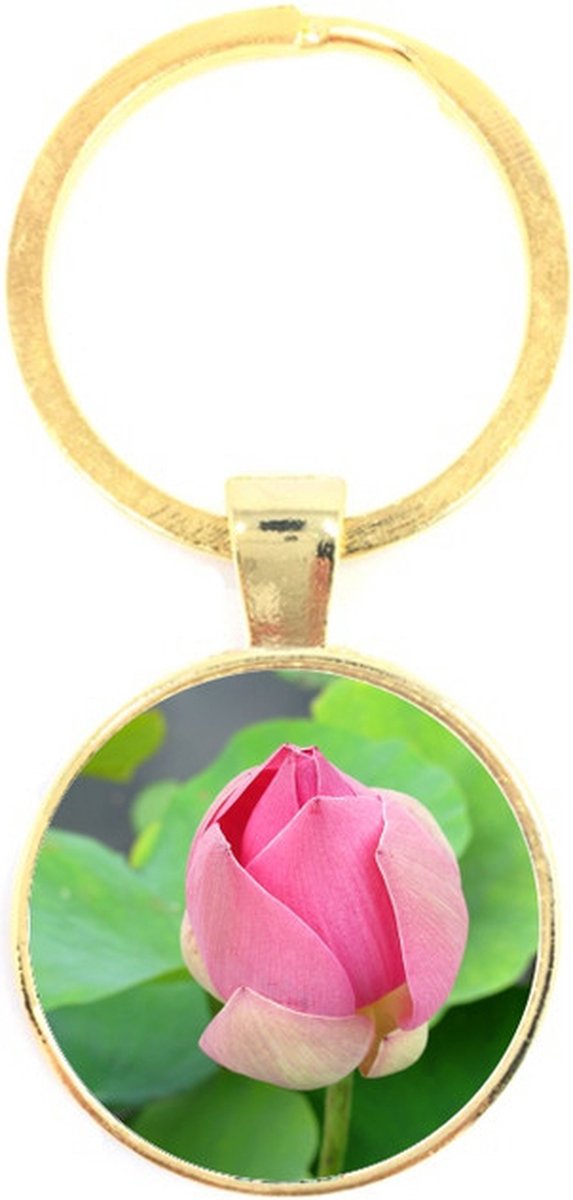 Sleutelhanger Glas - Bloem