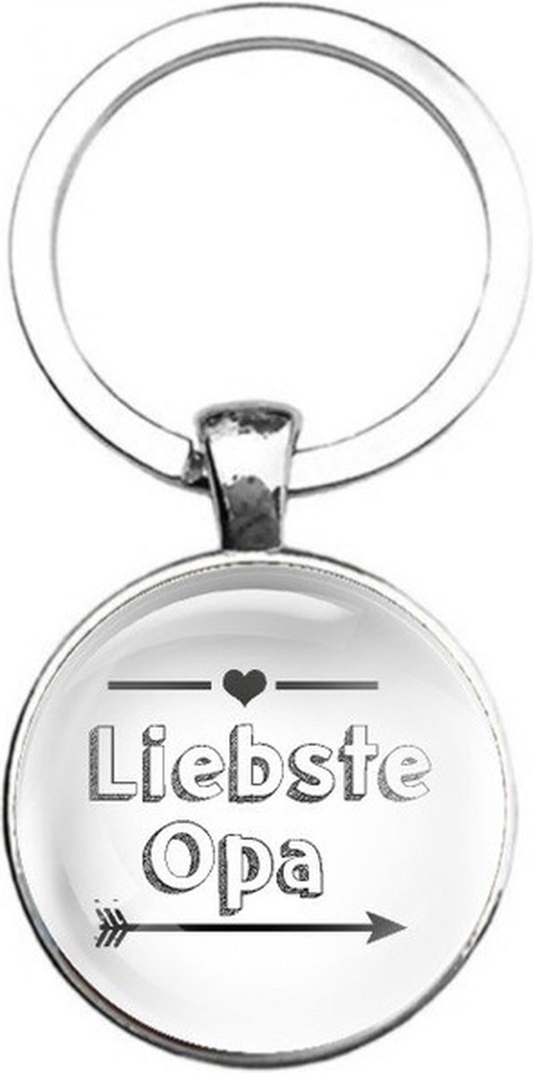 Sleutelhanger Glas - Liebste Opa