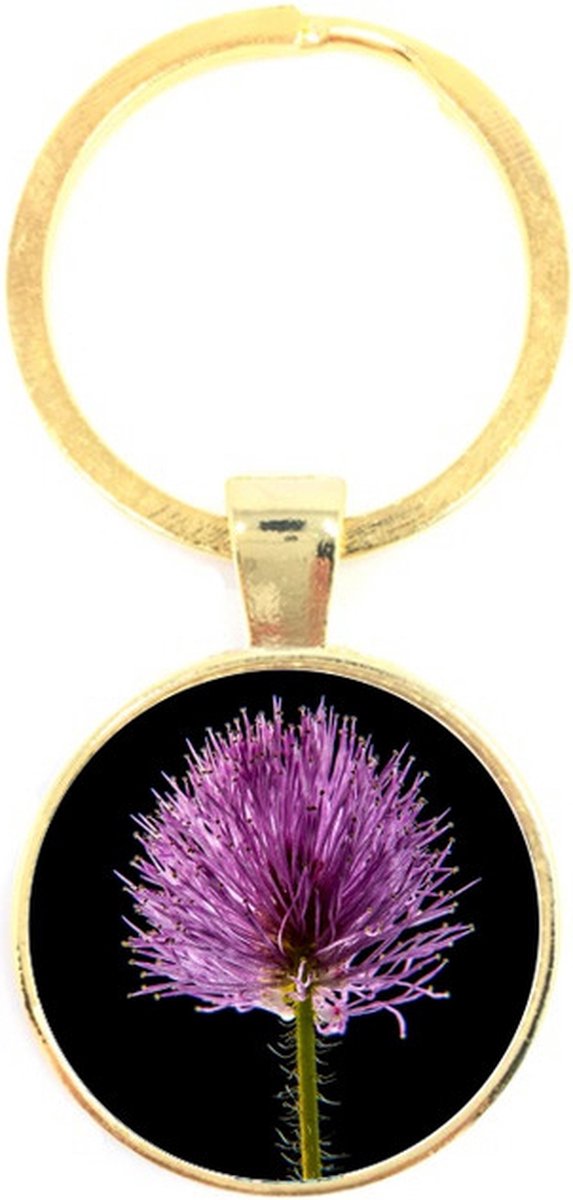 Sleutelhanger Glas - Bloem