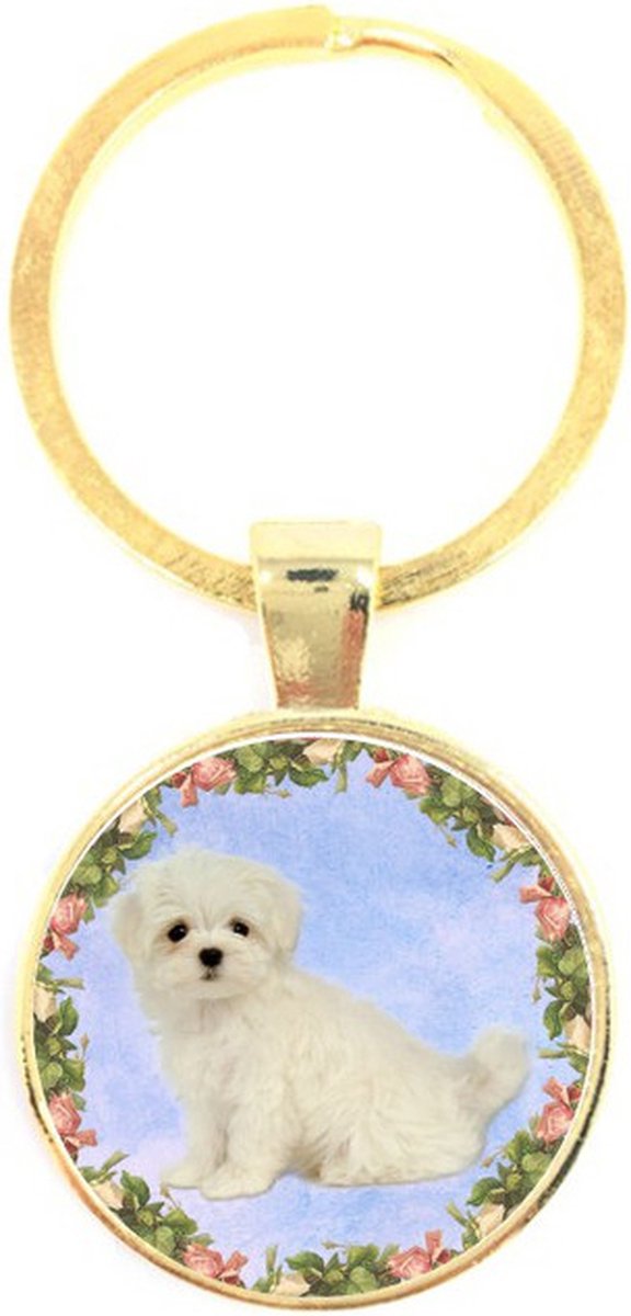 Sleutelhanger Glas - Hond