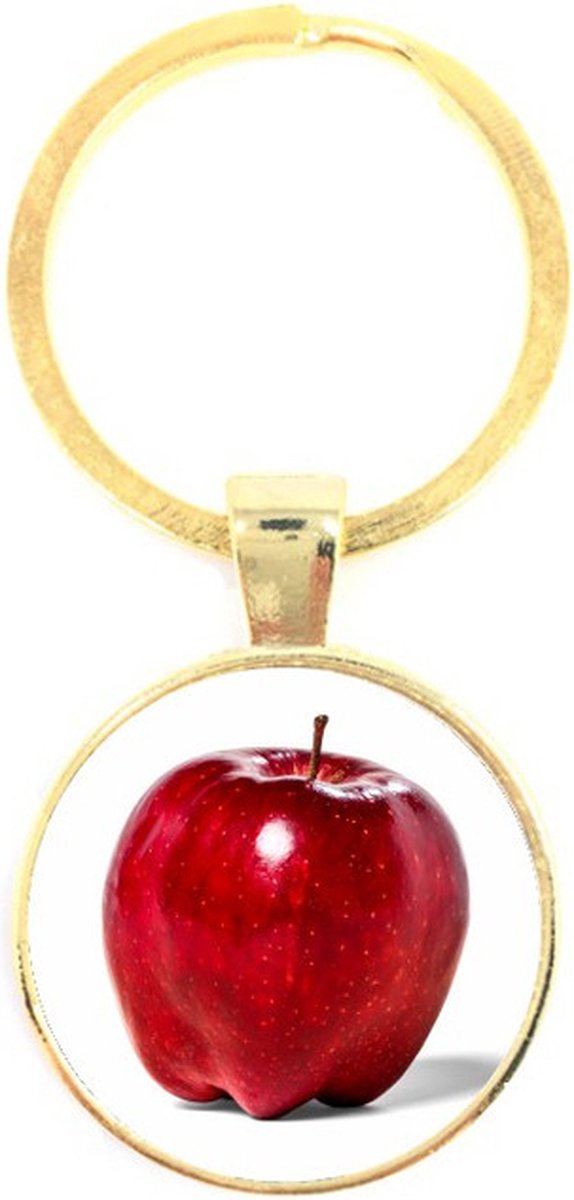Sleutelhanger Glas - Appel