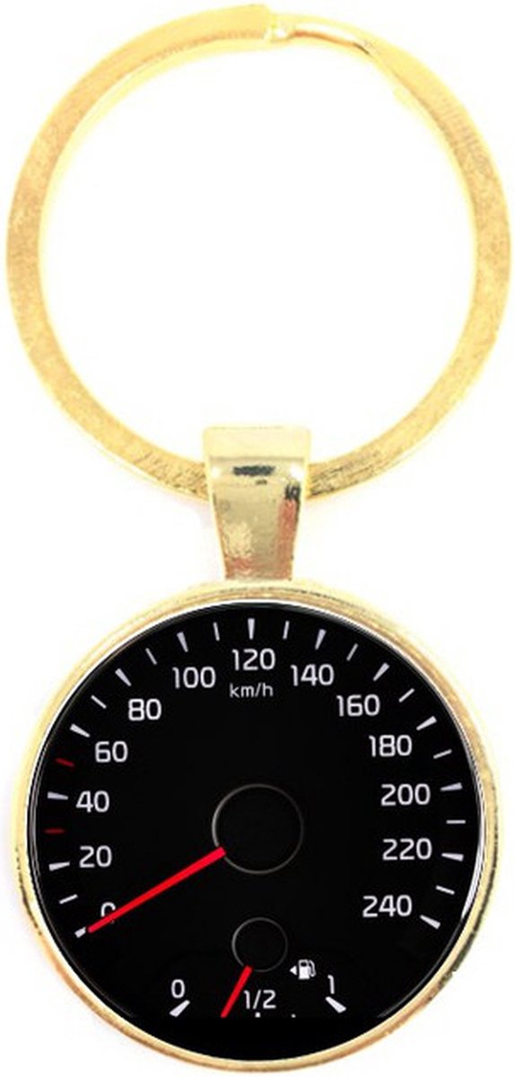 Sleutelhanger Glas - Km Teller