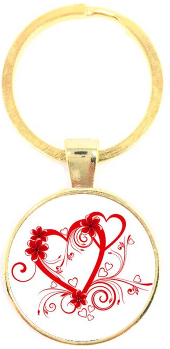 Sleutelhanger Glas - Liefde