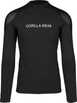 Gorilla Wear - Lorenzo Performance Long Sleeve - Zwart - 4XL
