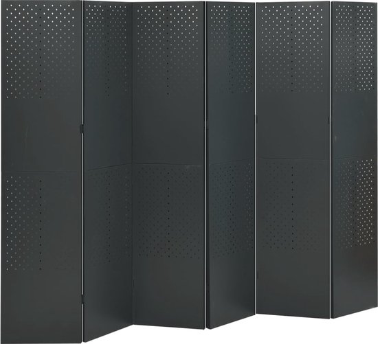 Barrière de sécurité cheminée pliable - 3,75M 6 panneaux - Pré-assemblée - Blanc - VOUNOT® - Gamm vert