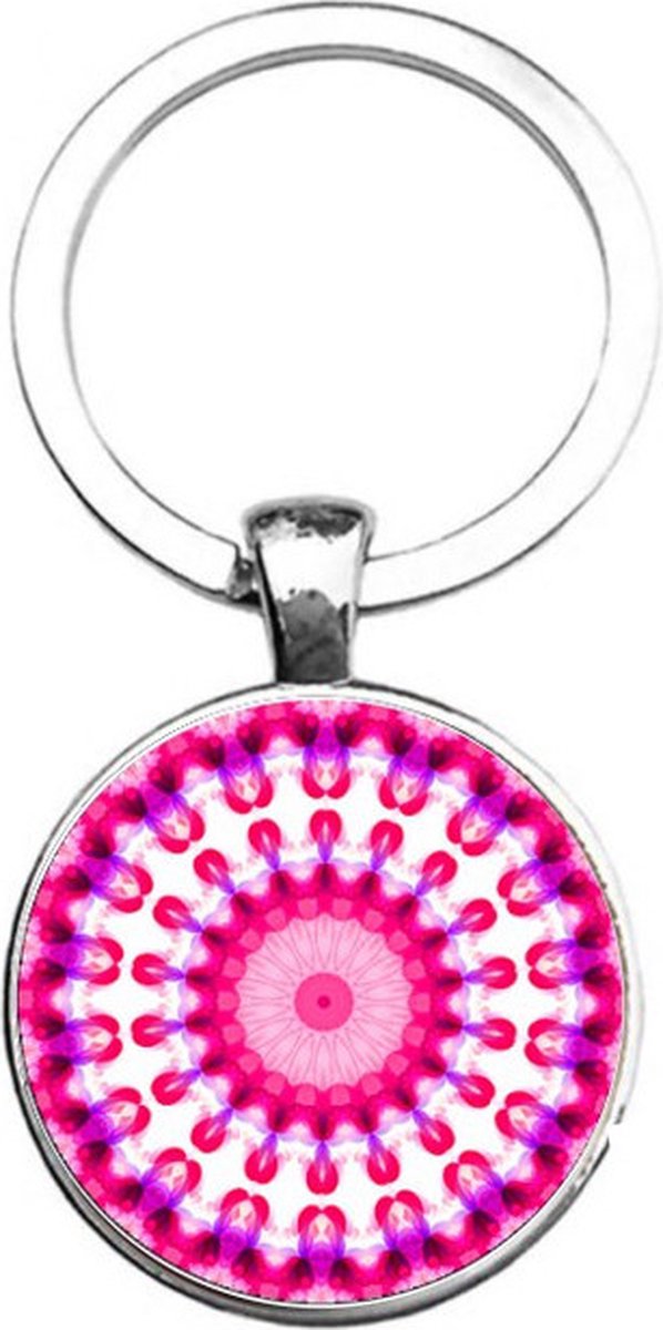 Sleutelhanger Glas - Mandala
