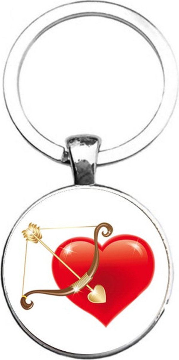 Sleutelhanger Glas - Liefde