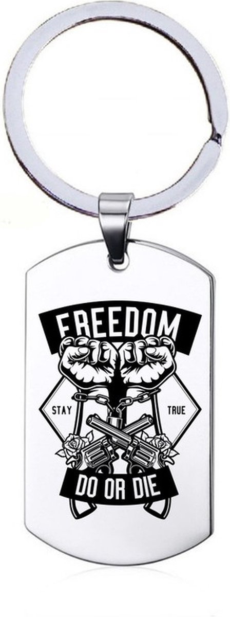 Sleutelhanger RVS - Freedom