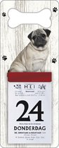 Scheurkalender 2024 Hond: MopsHond