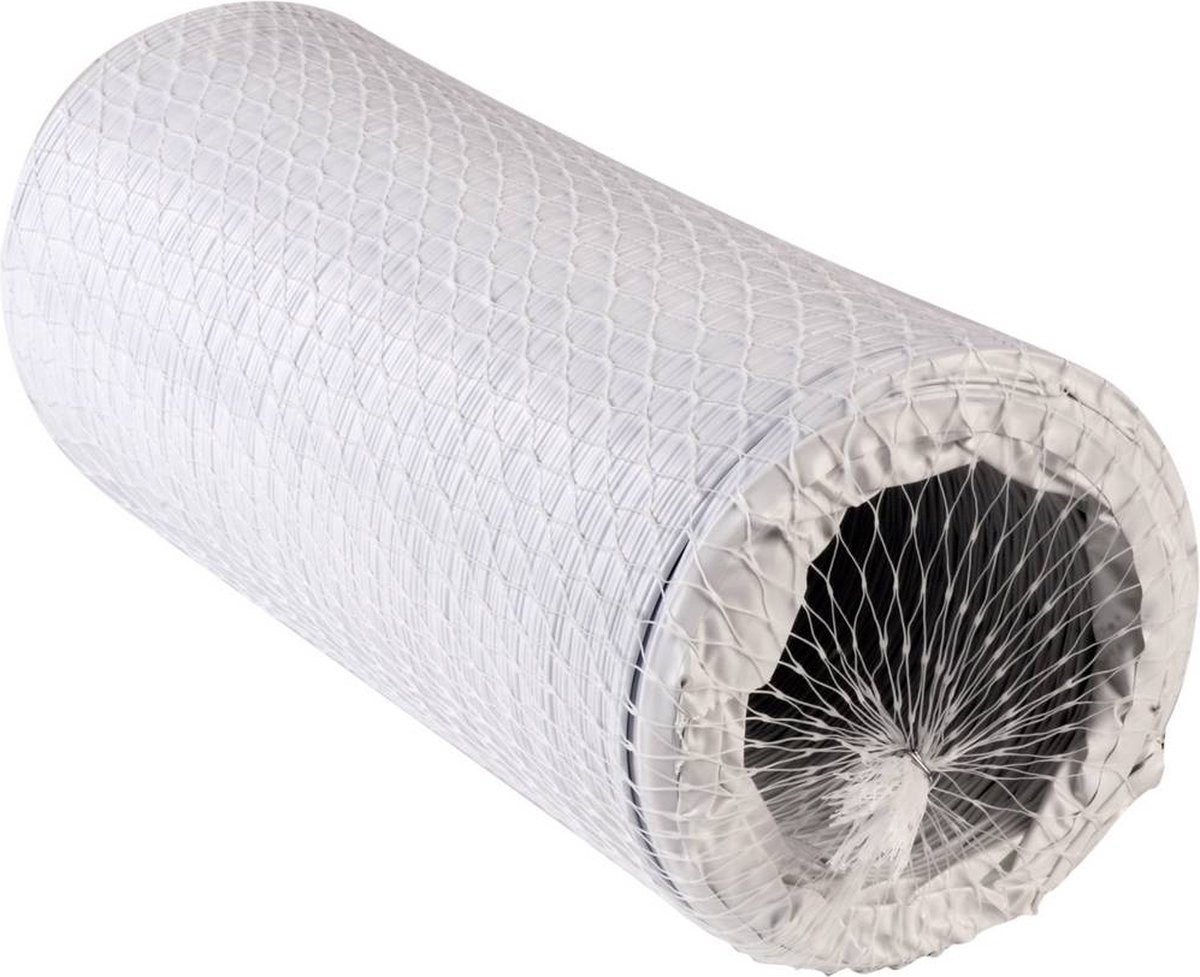 Flexibele kunststof spiraalslang 127 Wallair Wit
