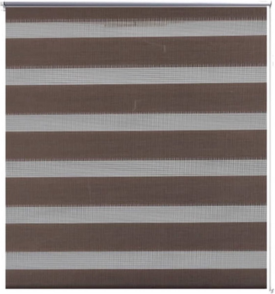vidaXL Duo Rolgordijn 70x120cm Koffiebruin