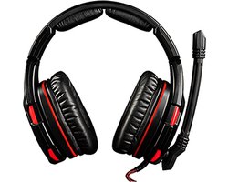 Modecom VOLCANO GHOST Headset Bedraad Hoofdband Gamen Zwart, Rood