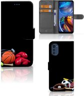 GSM Hoesje Motorola Moto E32 | Moto E32s Bookcover Ontwerpen Voetbal, Tennis, Boxing… Sports