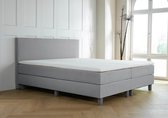 Boxspring Turijn - 160x200 - Grijs - met gratis topper!