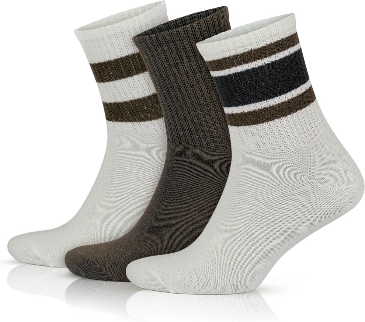 GoWith-katoen sokken- sportsokken-3 paar-wandel sokken-dames sokken-cadeau-35-40