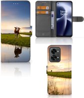 Smartphone Hoesje OnePlus Nord 2T Flip Case Koe