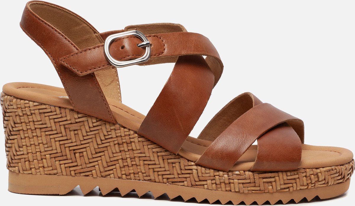 Schoenen Sandalen Comfortabele Sandalen Helvesko Comfortabele sandalen bruin casual uitstraling 