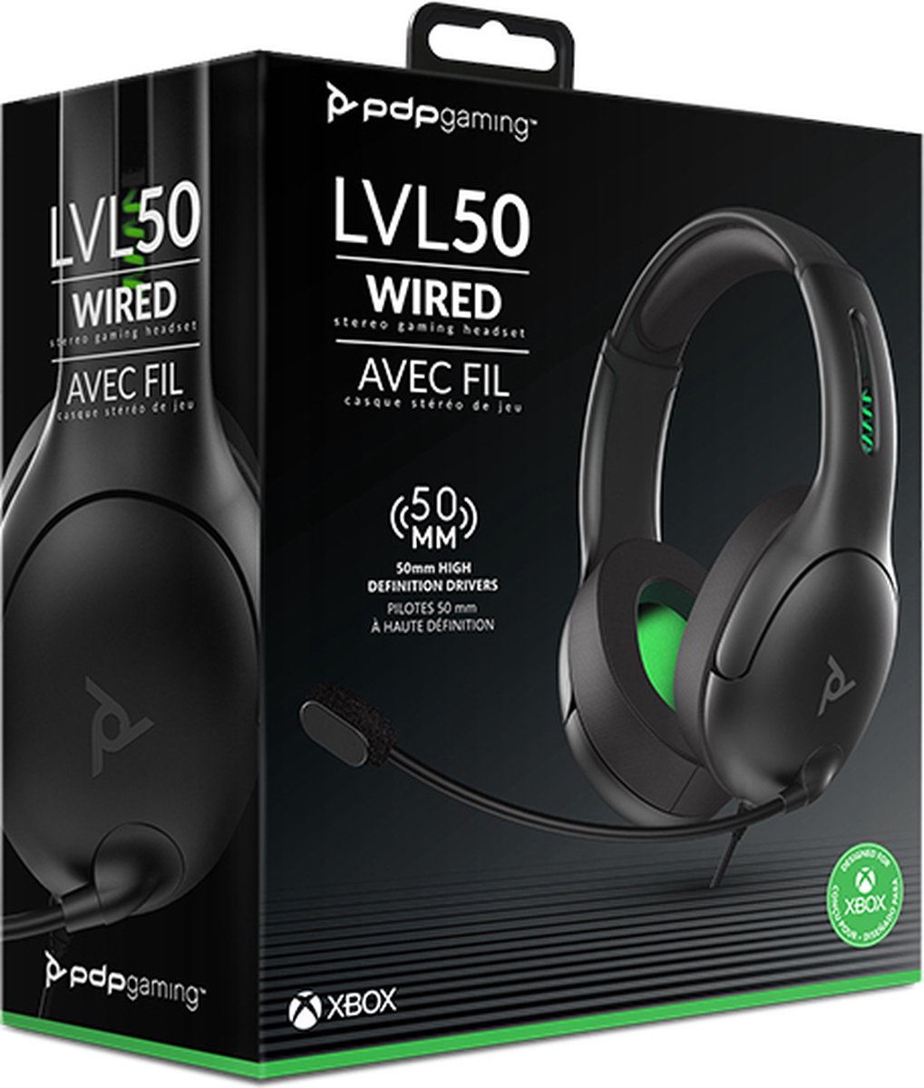PDP Gaming LVL50 Stereo Gaming Headset Xbox One Official