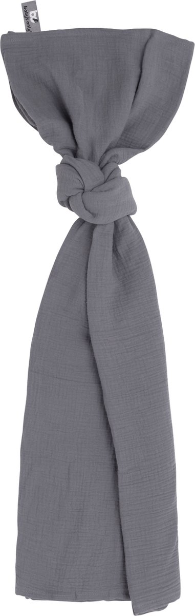 Goedkoopste Baby's Only Baby swaddle - Inbakerdoek - Hydrofiele doek Breeze - Antraciet - 120x120 cm - 100 katoen