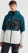 O'Neill Jacket Men CARBON JACKET Deep Teal Color Block Winter Sports Jacket Xl - Deep Teal Color Block 55% Polyester recyclé, 45% Polyester