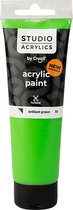 Acrylverf - Groen Briljant Green (#50) - Semi Dekkend - Creall Studio - 120ml - 1 fles