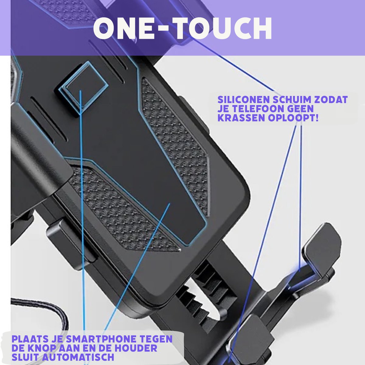 Qyoocom Telefoonketting houder, 4 stuks, ultradun, sterk, duurzaam, niet gemakkelijk te breken, geschikt voor alle telefoonkoorden, zwart, Eén maat
