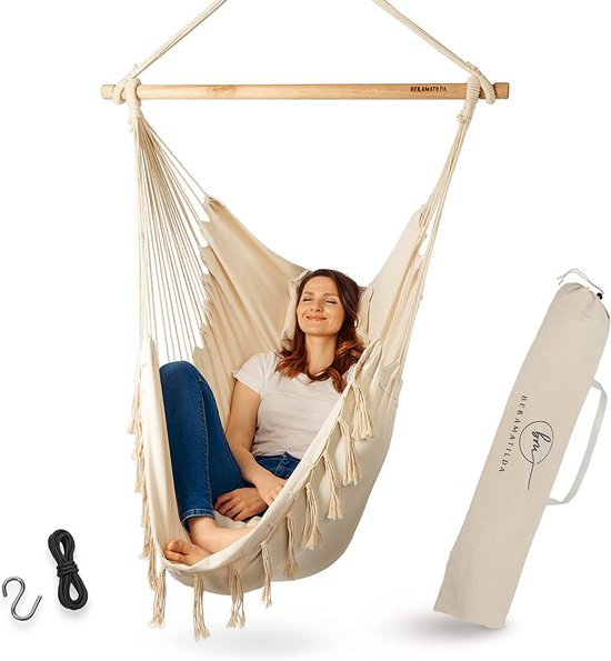 Generic Papasan Stoel Binnenstoel Met Kussen Binnen Natuurlijk Riet Slaapkamerstoel Buiten Geschikt Voor Het Ophangen Van Tuin Vervangende Kussens Decoratieve Artikelen,B,50x50cm