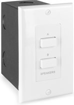 Luidspreker schakelaar - Power Dynamics PDWS2 - Voor 2 sets speakers op een versterker - A, B en AB