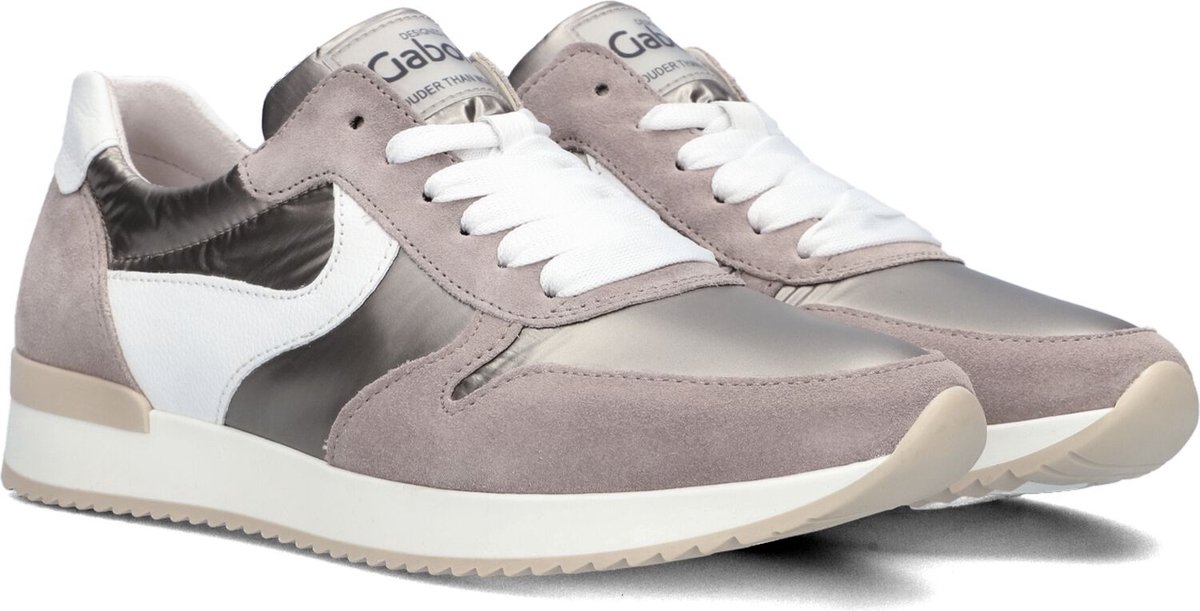 Baskets basses Gabor 421 - Femme - Taupe - Taille 38,5 | bol.com