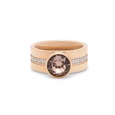 Melano Twisted Choose To Shine ring set - dames - rosekleurig - maat 50