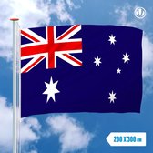 Vlag Australie 200x300cm - Glanspoly