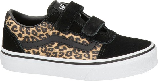 Vans MY Ward V Meisjes Sneakers - (Cheetah) Black/White - Maat 27 | bol.com