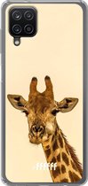6F hoesje - geschikt voor Samsung Galaxy A12 - Transparant TPU Case - Giraffe #ffffff