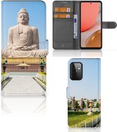Smartphone Hoesje Geschikt voor Samsung Galaxy A72 Bookcase Boeddha