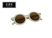 Fipp Goods | Kinderzonnebril | Kids sunglasses | Cream White | Creme Wit | Vanaf 24 maanden | Retro | Vintage