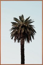 JUNIQE - Poster met kunststof lijst Palmtree -60x90 /Bruin & Groen