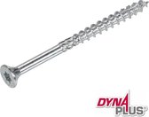DynaPlus 0281.01.50801 Constructieschroef - Platkop - Deeldraad - Indoor - TX30 - 6.0 x 120/70mm (100st)