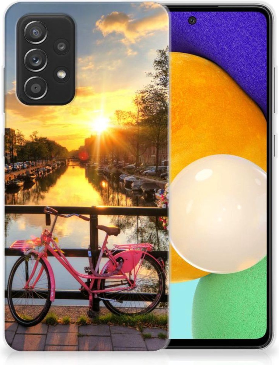 TPU Hoesje voor Samsung Galaxy A52 (5G/4G) Siliconen Back Cover Amsterdamse Grachten