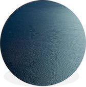 WallCircle - Wandcirkel - Muurcirkel - Zee - Blauw - Golven - Aluminium - Dibond - 140x140 cm - Binnen en Buiten