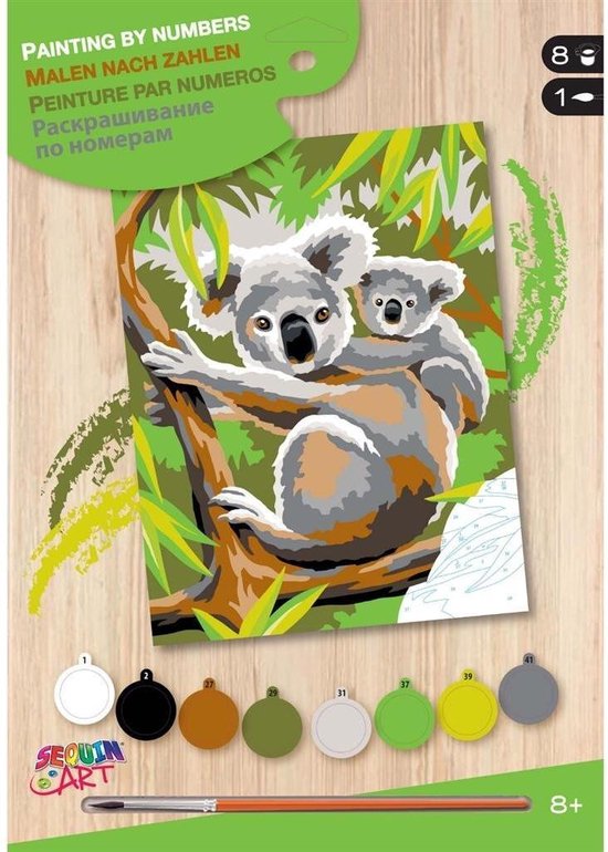 Afbeelding van het spel Sequin Art Schilderen op Nummer Koala's