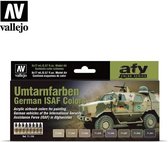 Vallejo 71159 Umtarnfarben German ISAF Colors - Acryl Set Verf set