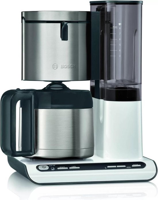 Bosch TKA8A681 - Koffiezetapparaat - RVS kan 1,15 liter (8 kopjes) - Wit