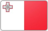 Vlag Malta - 70 x 100 cm - Polyester