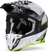 Airoh Twist 2.0 Tech Mat Geel Crosshelm S