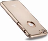 GOOSPERY JELLY CASE voor iPhone 6 Plus & 6s Plus TPU Glitterpoeder Drop-proof beschermende achterkant van de behuizing (goud)