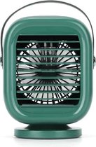 LLD-S02 Mini draagbare roterende waterkoeling elektrische ventilator (groen)