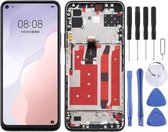 Lcd-scherm en digitizer volledige montage met frame voor Huawei Nova 7 SE (zwart)