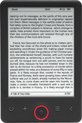foto van Denver E Reader 6 inch - E book Reader 4GB - A kwaliteit Grande Carta - MicroSD Ingang - EBO635L
